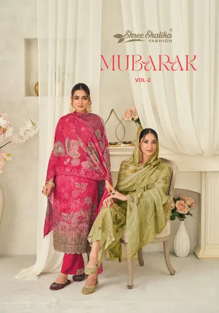 Mubarak Vol 2 By Shree Shalika Georgette Printed Surat Dress Material Wholesale Market